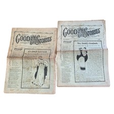 Good Stories Illustrated Monthly Magazine 1896 Augusta Maine Lot of 2 Issues picture