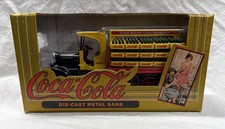 Ertl Coca-Cola Die Cast Metal Delivery Truck Bank 1994 Collector Series NIB picture