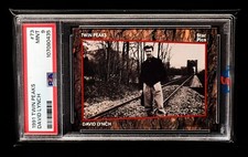1991 Twin Peaks Director David Lynch (RC) Rookie Card - PSA 9  MINT picture