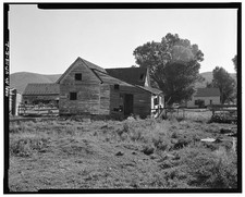 2. WEST SOUTH SIDES, VIEW NORTH. - Henry Cluff Ranch, Cabin, Jordanelle Valley, picture