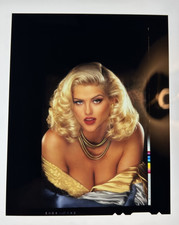 ANNA NICOLE SMITH 4X5 COLOR TRANSPARENCY NEGATIVE RARE PLAYBOY OUTTAKE GLAMOUR picture