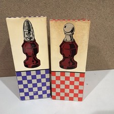 VTG AVON THE PAWN & BISOP CHESS PIECES WILD COUNTRY 3oz AFTER SHAVE BOTTLE FULL picture