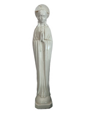 Vtg Lefton’s White Porcelain Praying Virgin Mary Statue Figurine Madonna Japan picture