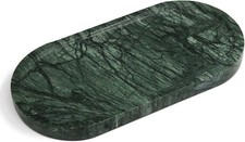 Natural Marble Vanity Tray for Bathroom & Kitchen Countertop - Elegant Stone ... picture
