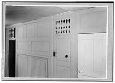 Photo:East Room Interior Wood Paneling 1959 Historic House Photograph picture