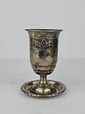 antique kiddush cup silver 833 picture