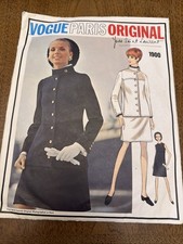 Vogue Yves St. Laurent Pattern 1900  DressJacket Paris Original  Sz 14 Cut Compl picture