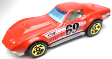 2012 HOT WHEELS '69 CHEVY COPO CORVETTE #69 RED 1:64 DIECAST 2 7/8