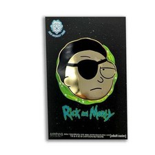 Zen Monkey: Golden Evil Morty - Rick and Morty Enamel Pin picture