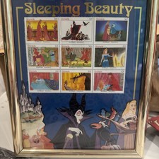 1983 Disney Sleeping Beauty Collector’s Edition Stamp Set-Grenada-Framed picture