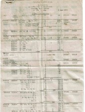 RARE  June 1945 WWII  US ARMY, NORMANDY BASE Embarkation Schedule, 3 pgs picture