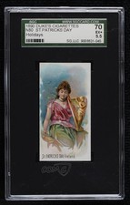 1890 Duke's Holidays Tobacco N80 St Patricks Day Ireland SGC 70 0v3e picture