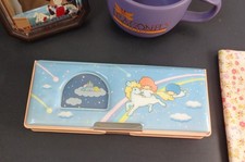 Sanro Hello Kitty 1985 Vintage Little Twin Stars Double 2-Way Pencil Box Case picture