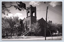Postcard RPPC Real Photo Canton South Dakota Lutheran Church SD picture