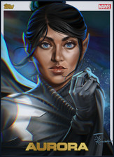 Aurora Heroines Portraits Gold Epic (cc#187) Topps Marvel Collect Digital card picture