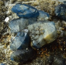 374 Gram Amazing Fluorescent Afghanite Crystals W/ Wernerite Scapolite On Matrix picture
