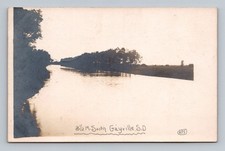Postcard SD near Gayville South Dakota Scenic View Along River 1900s Antique picture