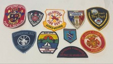 Vintage Fire Department Patch Lot 10 Patches St Johns Oxnard Bay City picture