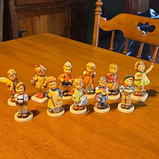 Goebel M.I. Hummel Club Hand Painted Porcelain Figurines Lot of 11,  4