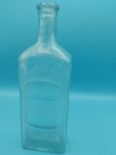 Vintage 9 In. Tall Embossed Bottle 