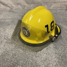Vintage Rare Cairns Rescue Yellow Fighter Helmet Face Shield NJ picture