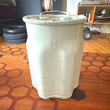 Antique Polar Pak 7 Slot Metal Soda Beverage Carrier Toledo OH Art Deco picture