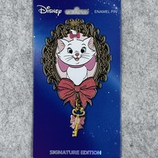 PRESALE Pink a La Mode PALM Key to Marie's Heart Aristocat Jumbo Dangle Pin picture