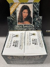 HOT SHOTS 5 5th Anniversary Edition Trading Cards  (1) Sealed Booster Pack picture