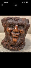 Vtg 1975 Jason Christoble Matchless Grove Tree Man Candle Holder Glass Eyes Owl picture