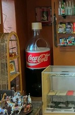 Coca Cola Coke Large 62” Bottle Shaped Store Display Advertising  Merchandiser  picture