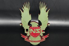 Halo UNSC United Nations Space Command 3D printed Logo Sign Wall Desk Shelf Art picture