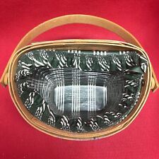 LONGABERGER 1998 Glad Tidings Basket Christmas Collection w/ Liner & Protector  picture