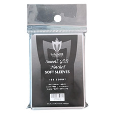 1000 (10 Packs) Max Protection Premium Card Easy Glide Notched Soft Sleeves picture