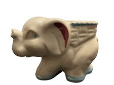 Shawnee Pottery 50’s ceramic, hand-painted elephant planter vase, nursery USA picture