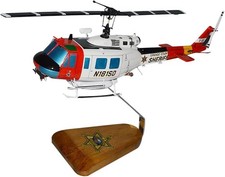 Orange County Sherriff's Department Bell UH-1 Huey Desk Helicopter 1/32 SC Model picture