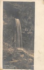 H53/ West Union Iowa RPPC Postcard 1908 Falling Spring Waterfall picture