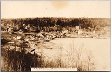 MANITOULIN ISLAND, Ontario Canada Real Photo RPPC Postcard / Lake Kagawong View picture