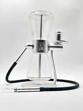 Silver - Gravity Hookah Glass Bong Water Pipe 360 Rotating - *7 COLORS OPTIONS* picture