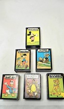 Vintage 1946 Disney Mickey Mouse Library of Card Games 7 Dwarfs 3 Pigs Bambi picture