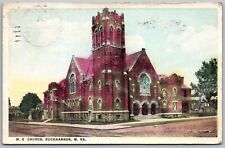 Buckhannon West Virginia 1921 Postcard M.E.Church picture