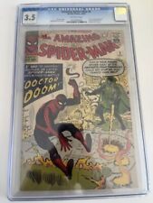 Amazing Spider-Man #5 1963 CGC 3.5 1ST Doctor Doom Vs Spider-Man picture