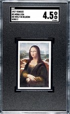 1927 Yenidze Die Welt In Bildern #5 Mona Lisa By Leonardo Da Vinci SGC 4.5 RARE picture