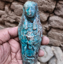 Authentic Pharaonic Statue Unique Egyptian Artifacts Of Egyptian Ushabti Bc picture