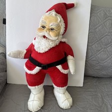 Rushton Star Creation Large Santa Claus Doll Rubber Face USA 23