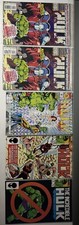 THE INCREDIBLE HULK 5 COMIC LOT #316 #317 400 & 2 COPIES OF ANNUAL #19 w/ CARDS picture