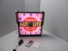 Auto Lite service parts LED light up Advertising wall clock Brand New picture