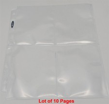 Lot of 10 BCW Pro 4-Pocket 3.5x5 Photo / Small Postcard Pages binder sheets picture