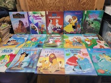 Lot of 32 Disney Hardcover Classic Storybooks Lion King Toy Story Mulan More picture