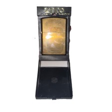 NEW VINTAGE ZIPPO BRASS ZIPPO BRADFORD PA USA 2001 WINDPROOF LIGHTER FLIP TOP picture