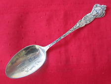 NAPA, CA. - SODA SPRINGS - Early Sterling Silver Souvenir Spoon - 1900 picture